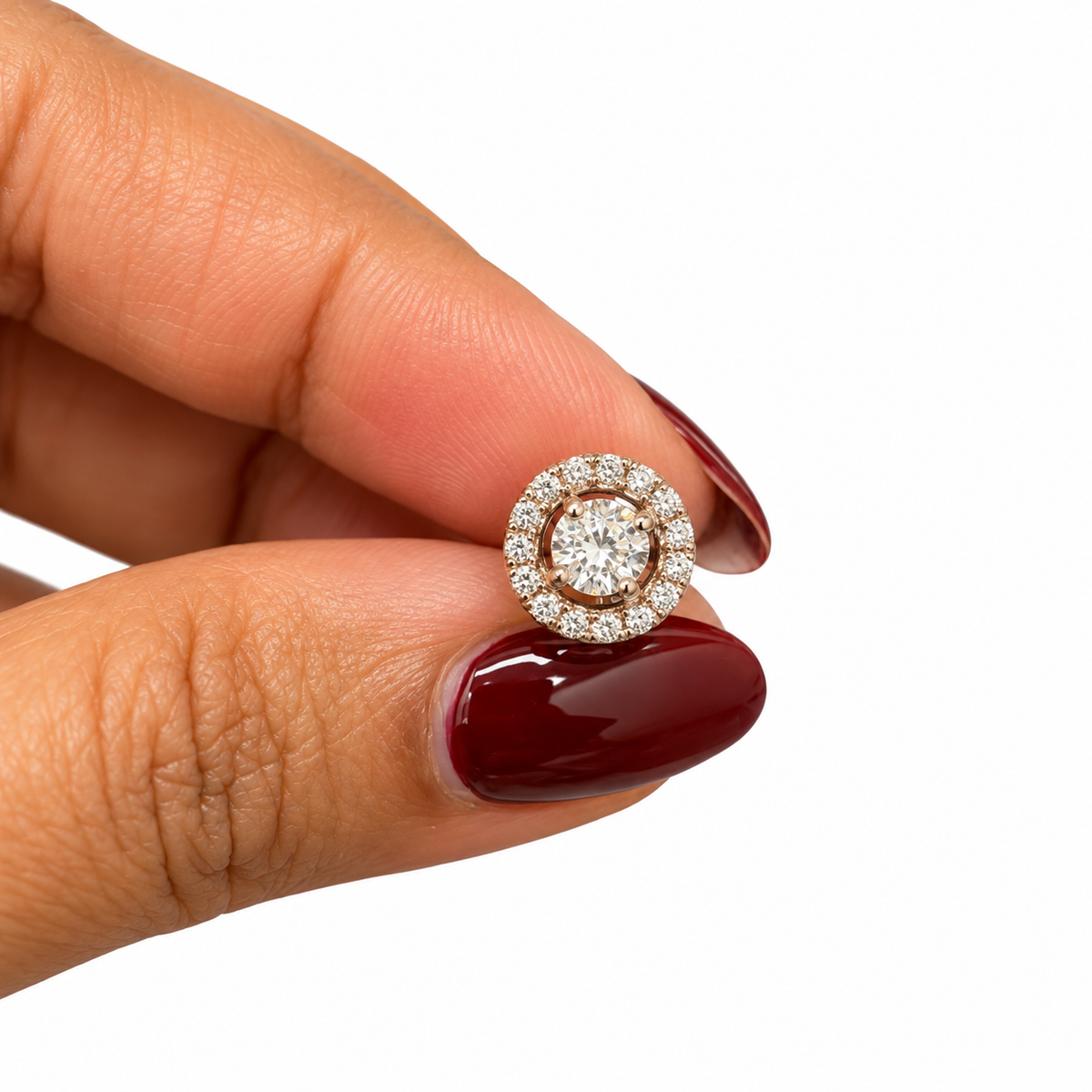 ROUND ZIRCON STUD
